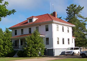 The former Munising U.S. Coast Guard Station now serves as Park Headquarters for Pictured Rocks National Lakeshore. The former Munising U.S. Coast Guard Station now serves as Park Headquarters for Pictured Rocks National Lakeshore.