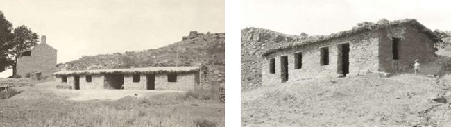 East Cabin and West Cabin after restoration