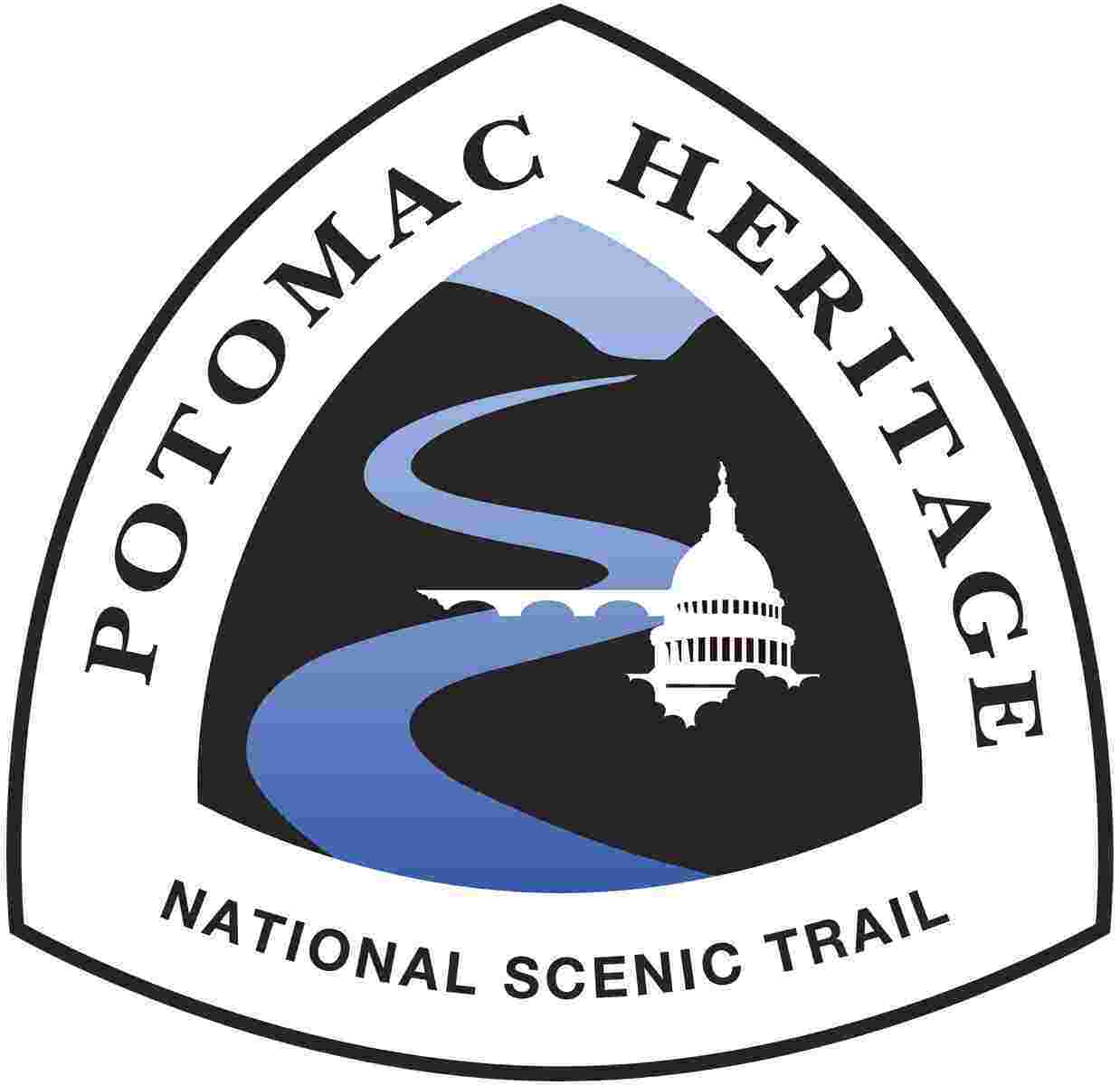 Potomac Heritage National Scenic Trail route marker