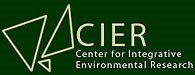 Three different sized triangles to the left of the letters CIER above the words "Center for Integrative Environmental Research."
