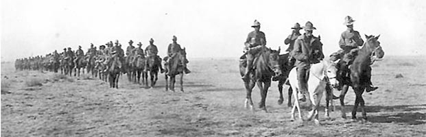 10th Cavalry Buffalo Soldiers on patrol in Mexico