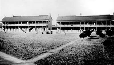 Buffalo Soldiers may have lived in one of these barracks on the Main Post on the Presidio.