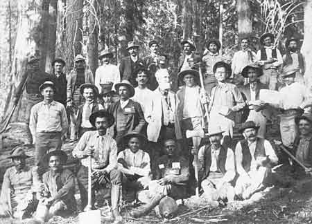 Buffalo Soldiers at Sequoia National Park.