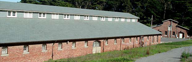    
The stables at the Presidio were built in 1914.
