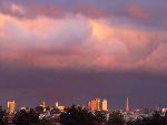 Stormy sunset over the Presidio