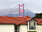 Presidio Fire Station and bridge