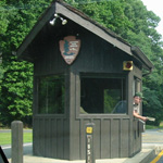 the entrance station