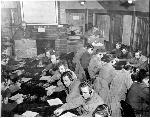 Spies type in morse code