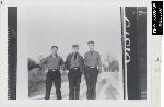Three troops posing