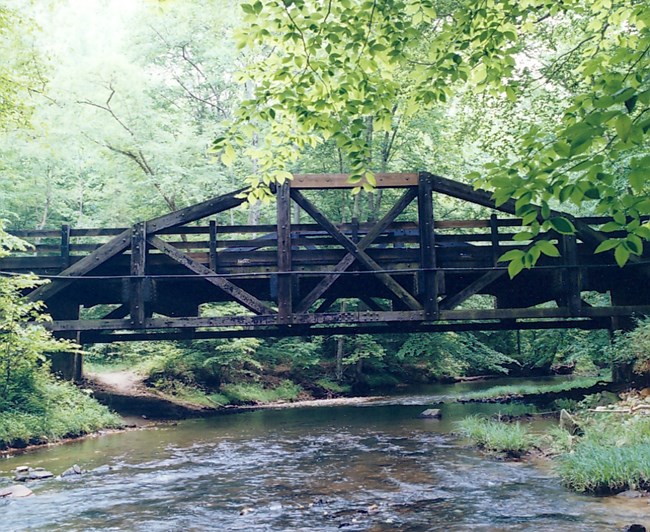 Bridge in summer