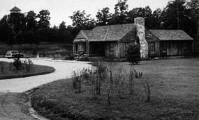 The park visitor center in 1956.