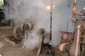 old time machines at work