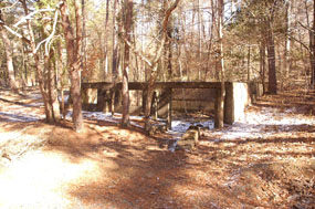 Foundation near Pyrite Mine