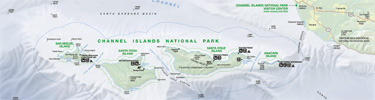 map of channel islands national park