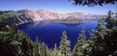 Wizard Island at Crater Lake National Park