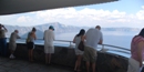 Visitors viewing Crater Lake from the Sinnott Memorial. Visitors viewing Crater Lake from the Sinnott Memorial.