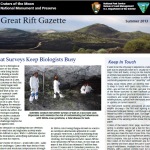 cover of park newspaper