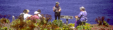 ranger leading a hike on anacapa island timhaufphotography.com