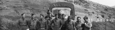 Fort Cronkhite soldiers at ease