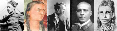 photos of historic people associated with Golden Gate