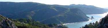 Muir Beach and Marin Headlands from Muir Beach Overlook