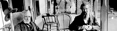 John Swett and John Muir at the Swett ranch.