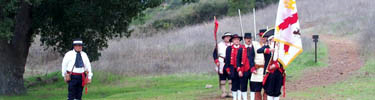Spanish colonial re-enactors along the Anza Trail