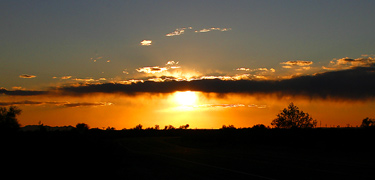 Sunset over the Anza Trail in Yuma County, Arizona