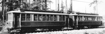 Interurban train between Seattle and Tacoma