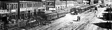 downtown seattle train station 1900's