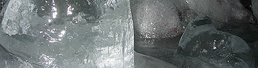 Crystal Ice Cave formations