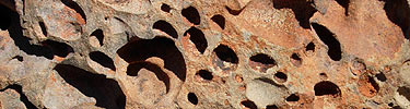 A detailed look at lava rock