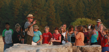 Interpretive Ranger at Fort Spokane