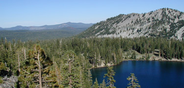 View of Shadow Lake from above