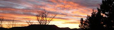 sunset over Hole-in-the-Wall