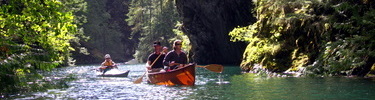 Paddlers in Devil's Gorge
