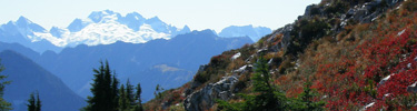 Autumn mountain vistas from Goode Ridge Trail