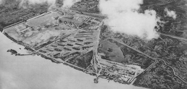 Overview of Port Chicago in the 1940's - Navy Photo