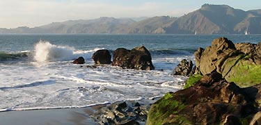 Marin Headlands from Baker Beach
