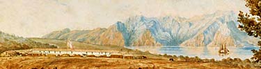 1826 painting of the Mexican Presidio