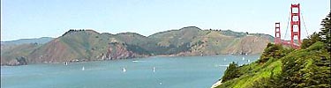 Coastal bluffs overlooking Marin Headlands