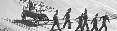 Presidio fire fighters on the Main Post