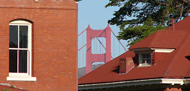 Montgomery Street barracks and bridge