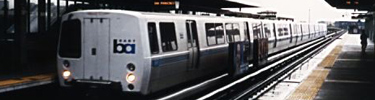 Photo of BART train