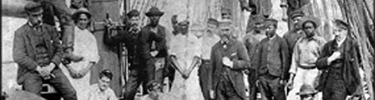 Some of the crew from the British ship Rathdown photographed in San Francisco in 1892.
