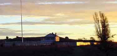 American Camp on a winter morning.