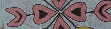 Contour style beadwork from the Columbia Plateau area circa1900