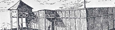 drawing of fort walla walla 1836 courtesy of Fort Walla Walla Museum