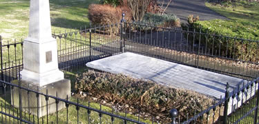 Great grave and marker for William Gray