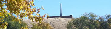 obelisk on hill top